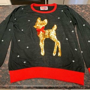 Tipsy Elves Reindeer Sweater Dress Ugly Christmas
